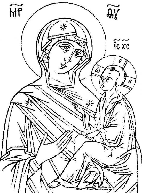 Богородица Одигитрия-0014